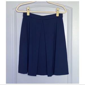 Navy Pleated Adrienne Vittadini Skirt